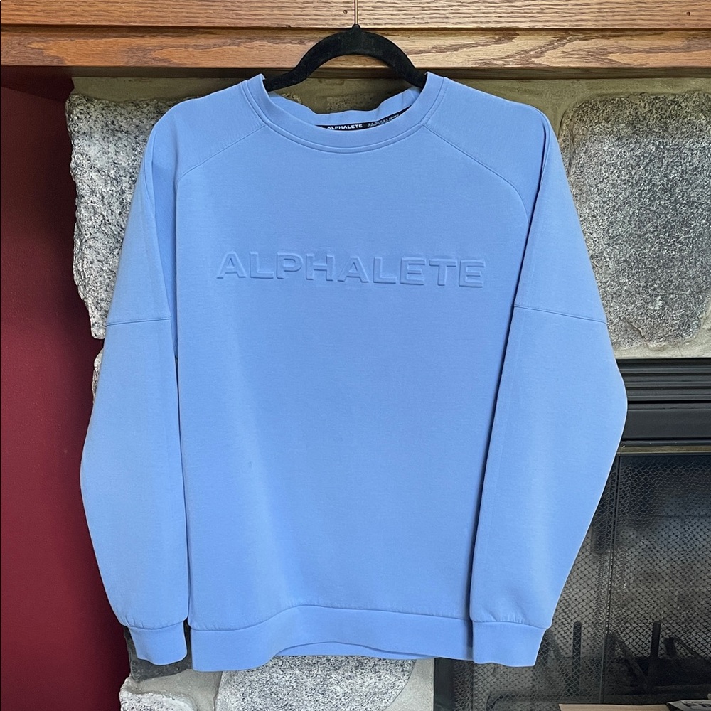 Alphalete  Light Blue Crewneck Sweater